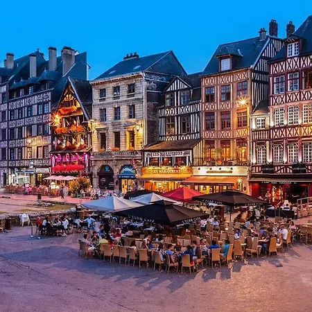 6 Places-free Parking Gratuit Privee Fermer-3chambres-wifi-rouen Apartment